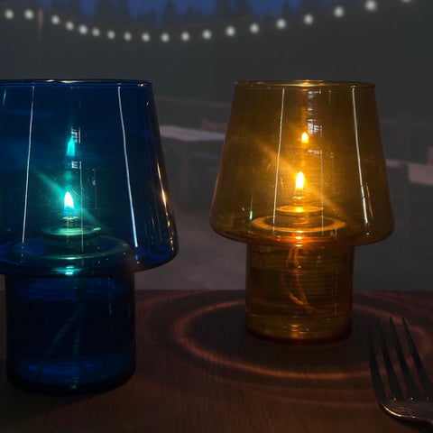 Carnival, From £3.69 per lamp – Vibrant Coloured Candle Lamps for Restaurants & Hospitality